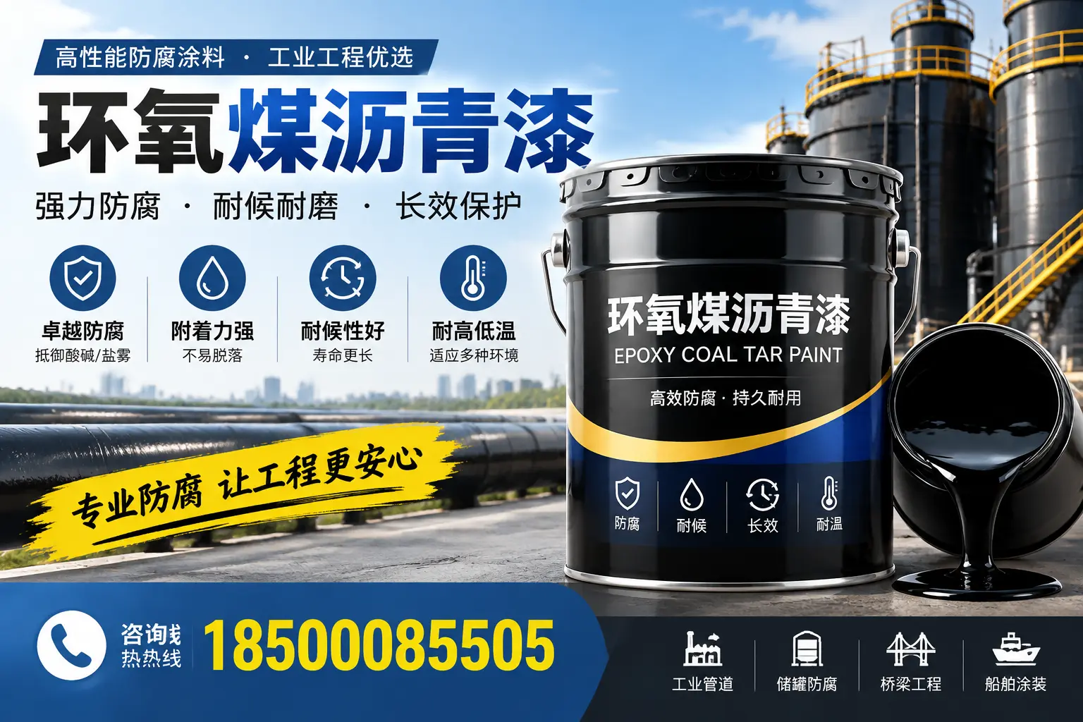 环氧煤沥青漆的施工方法与注意事项,确保在莒南顺利完成