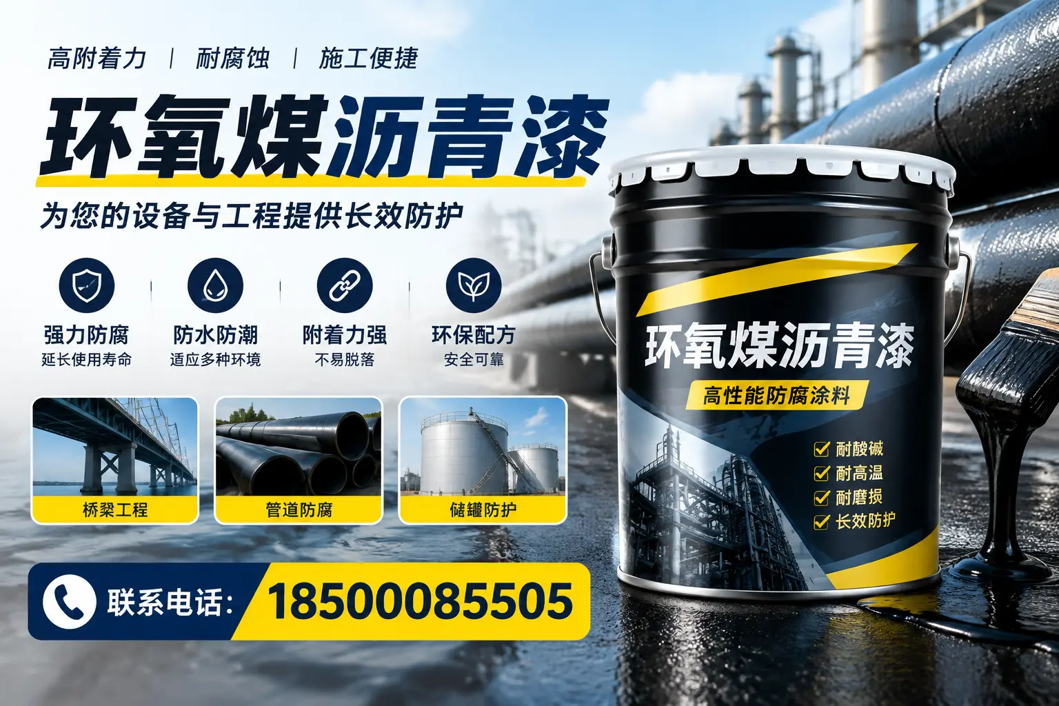 环氧煤沥青漆与其他涂料的对比分析，助力莒南企业决策